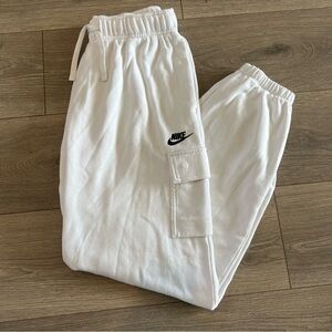 Womens Nike Fleece Cargo Sweatpants